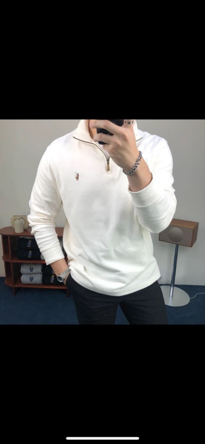 🔥[무료배송/새상품/정품]🔥 폴로 면 반집업 6가지 컬러/남녀공용  상품이미지6