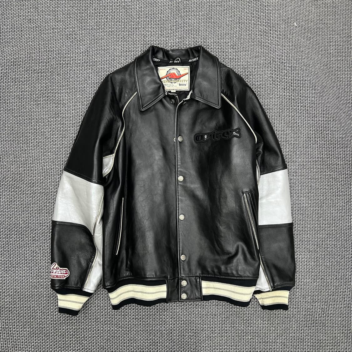 아비렉스 레더 바시티 자켓 L 상품이미지1