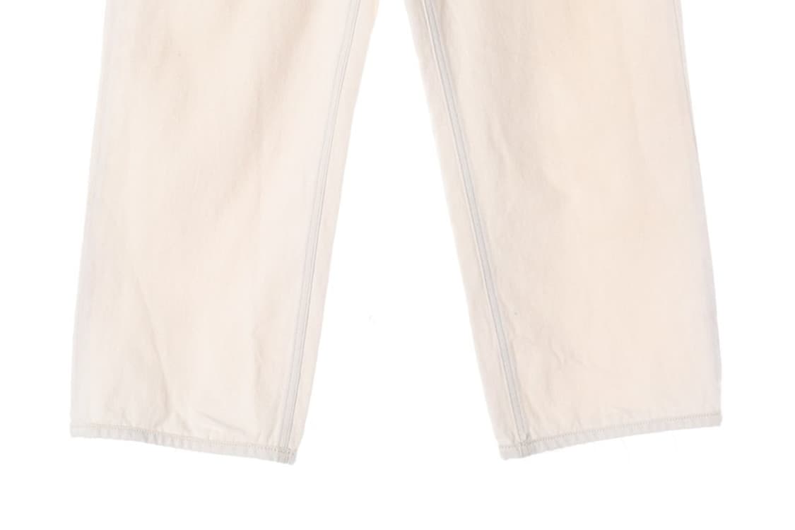 리넥츠 테일러드 레귤러 데님 팬츠 크림 4 상품이미지5