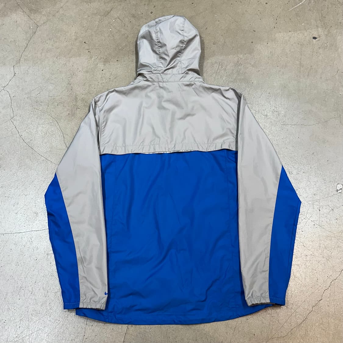 XL 나이키 ACG 그레이 블루 배색 후드 바람막이  상품이미지3