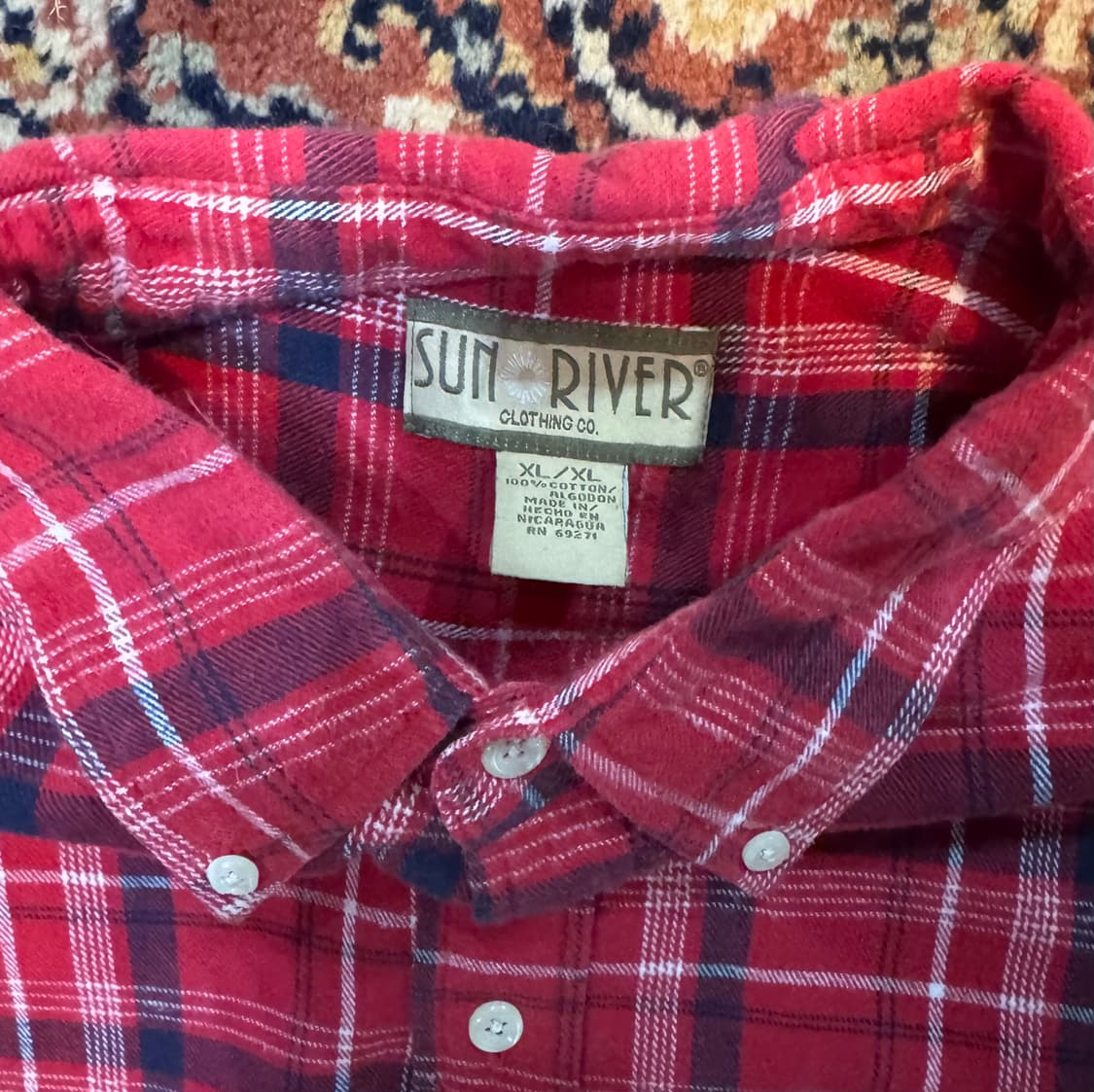 빈티지 플란넬 셔츠 XL (582) 상품이미지4