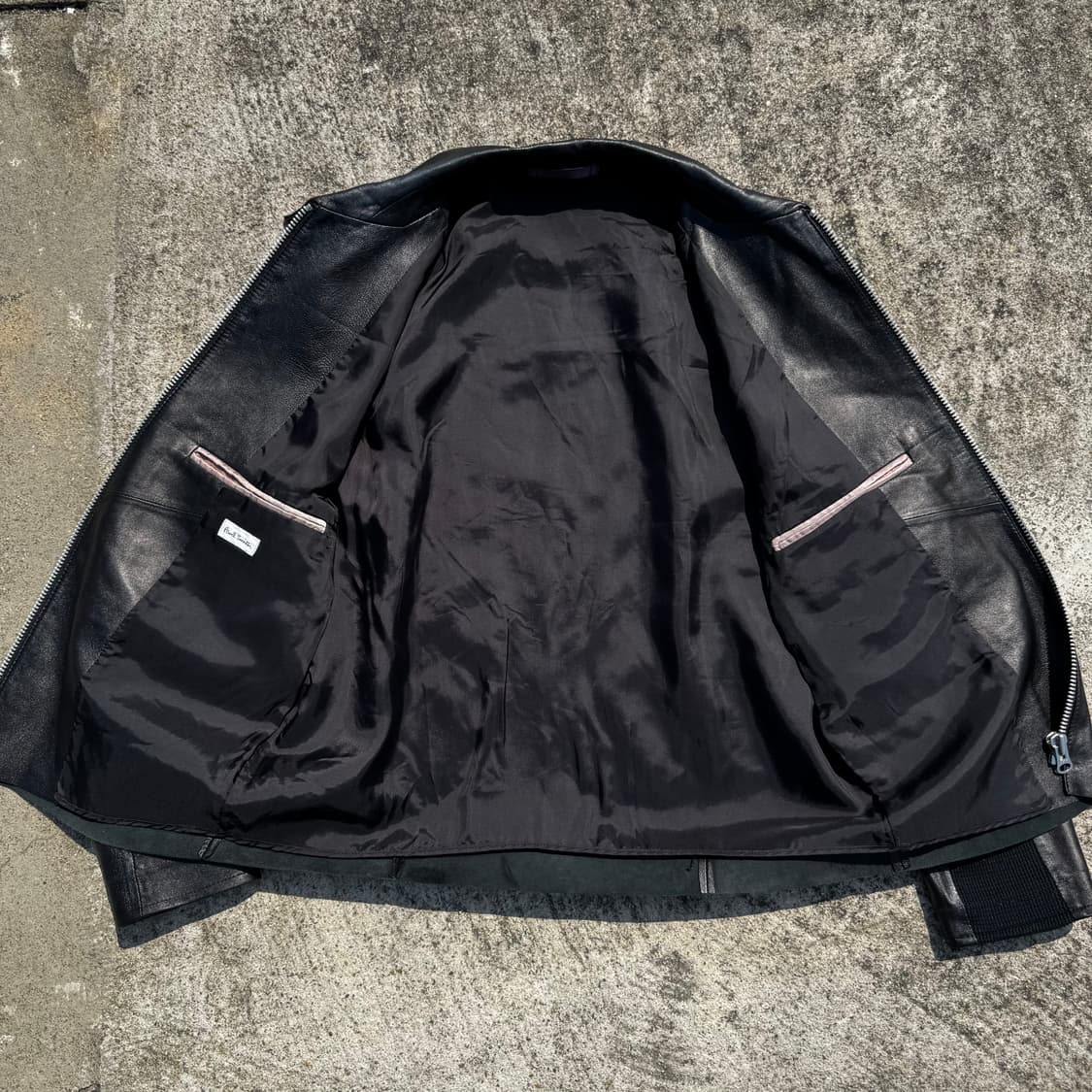 [L] Paul Smith 샘플 폴스미스 4포켓 레더 자켓 상품이미지2