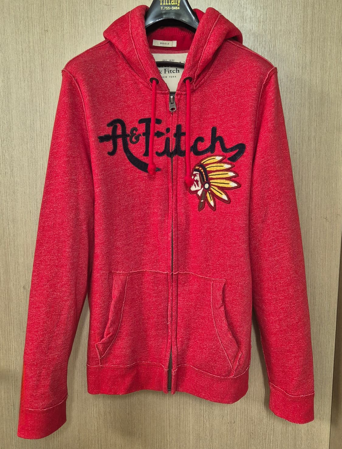 [L]아베크롬비 레드 인디언 프린팅 후드집업 상품이미지3