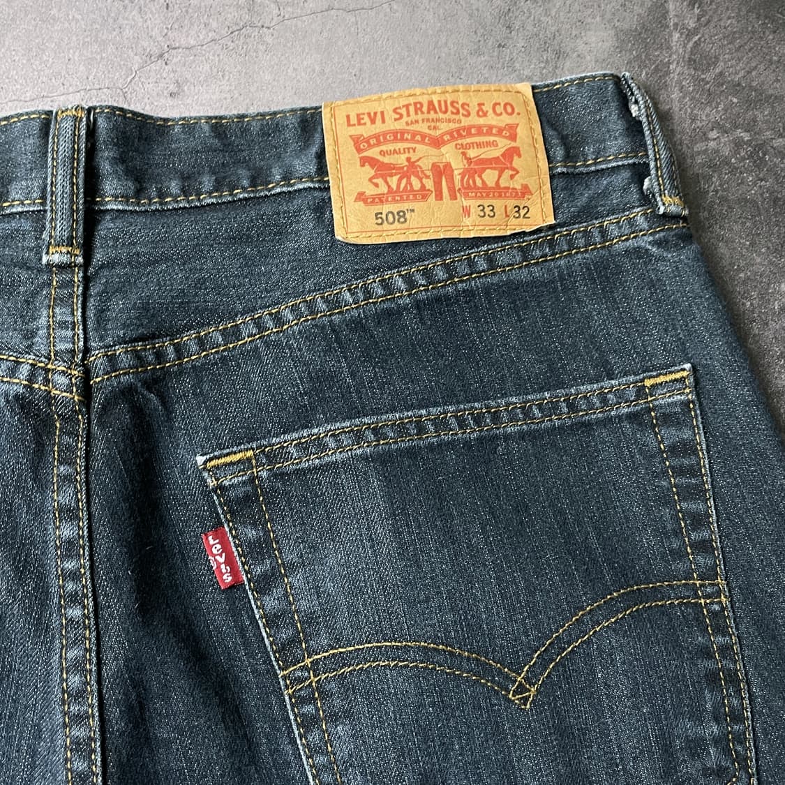 LEVI'S 리바이스508 빈티지 레귤러 테이퍼트핏 데님팬츠 A00345 상품이미지7