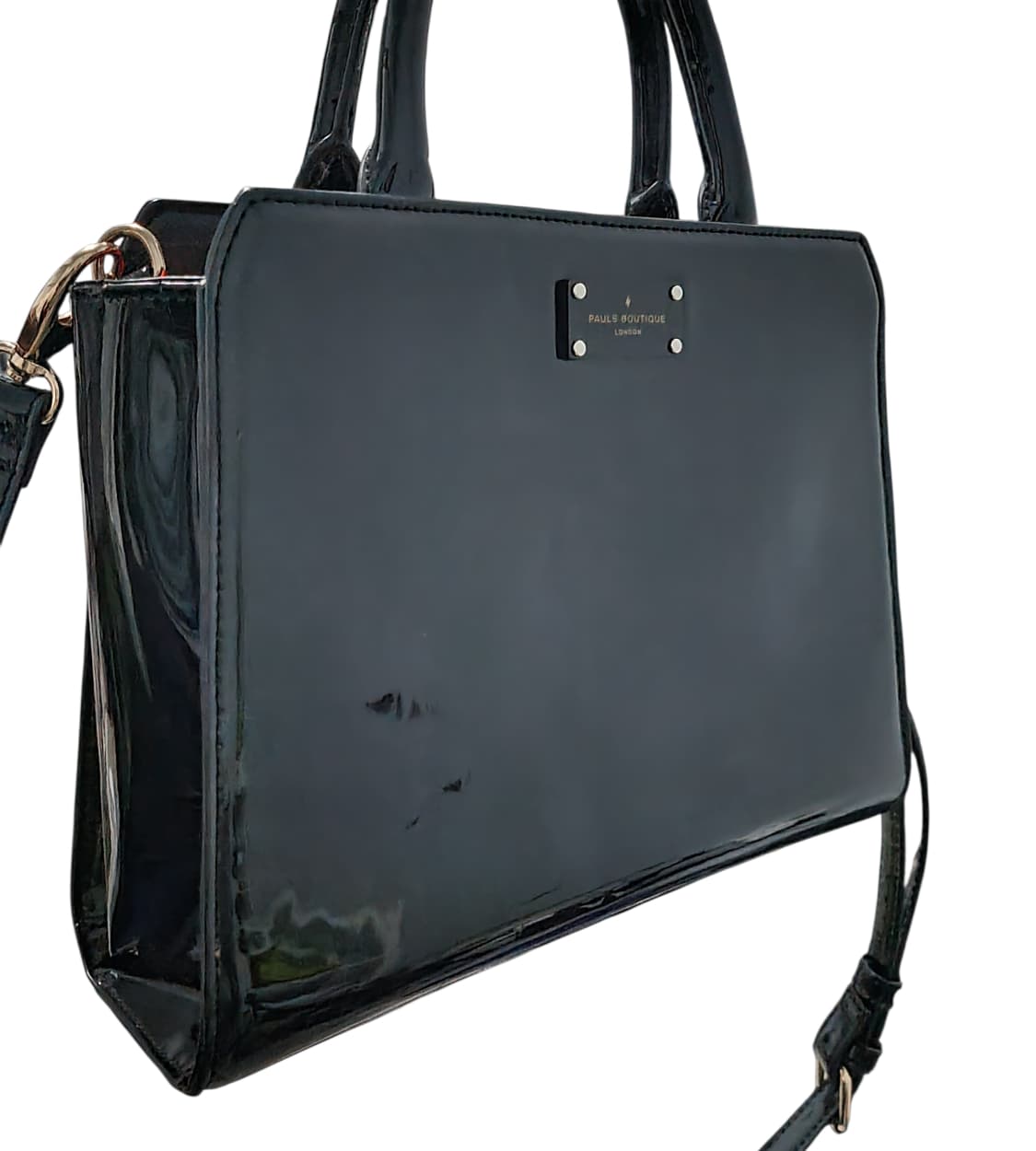 폴스부띠끄 블랙 에나맬 백 상품이미지1