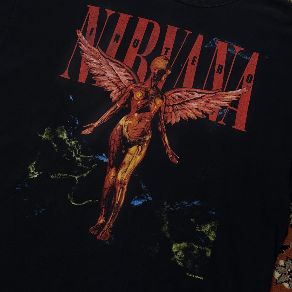 너바나 in utero 2018 공식 티셔츠 (2XL) 상품이미지2