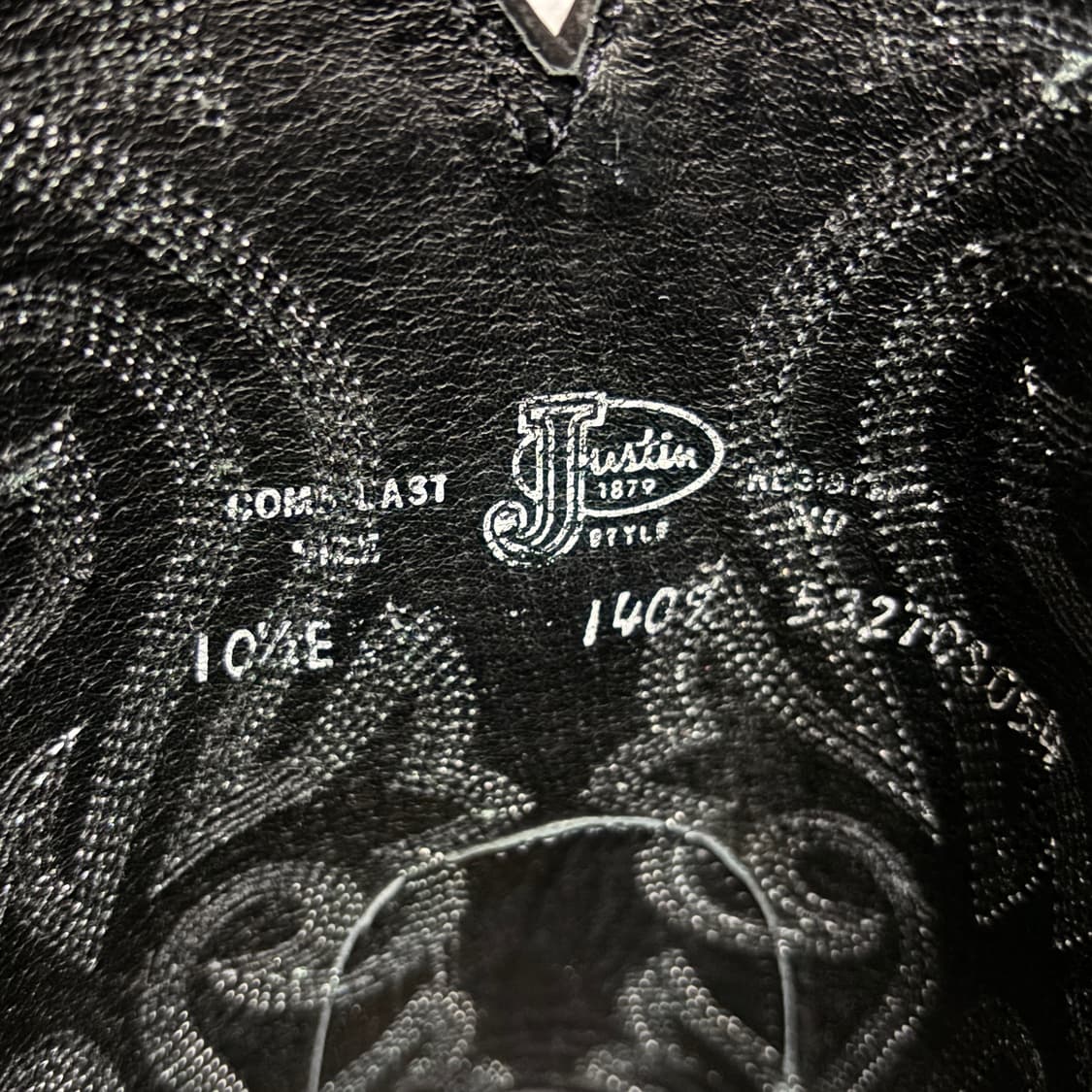 Justin 저스틴 웨스턴 부츠 10.5E (280~285) 상품이미지9