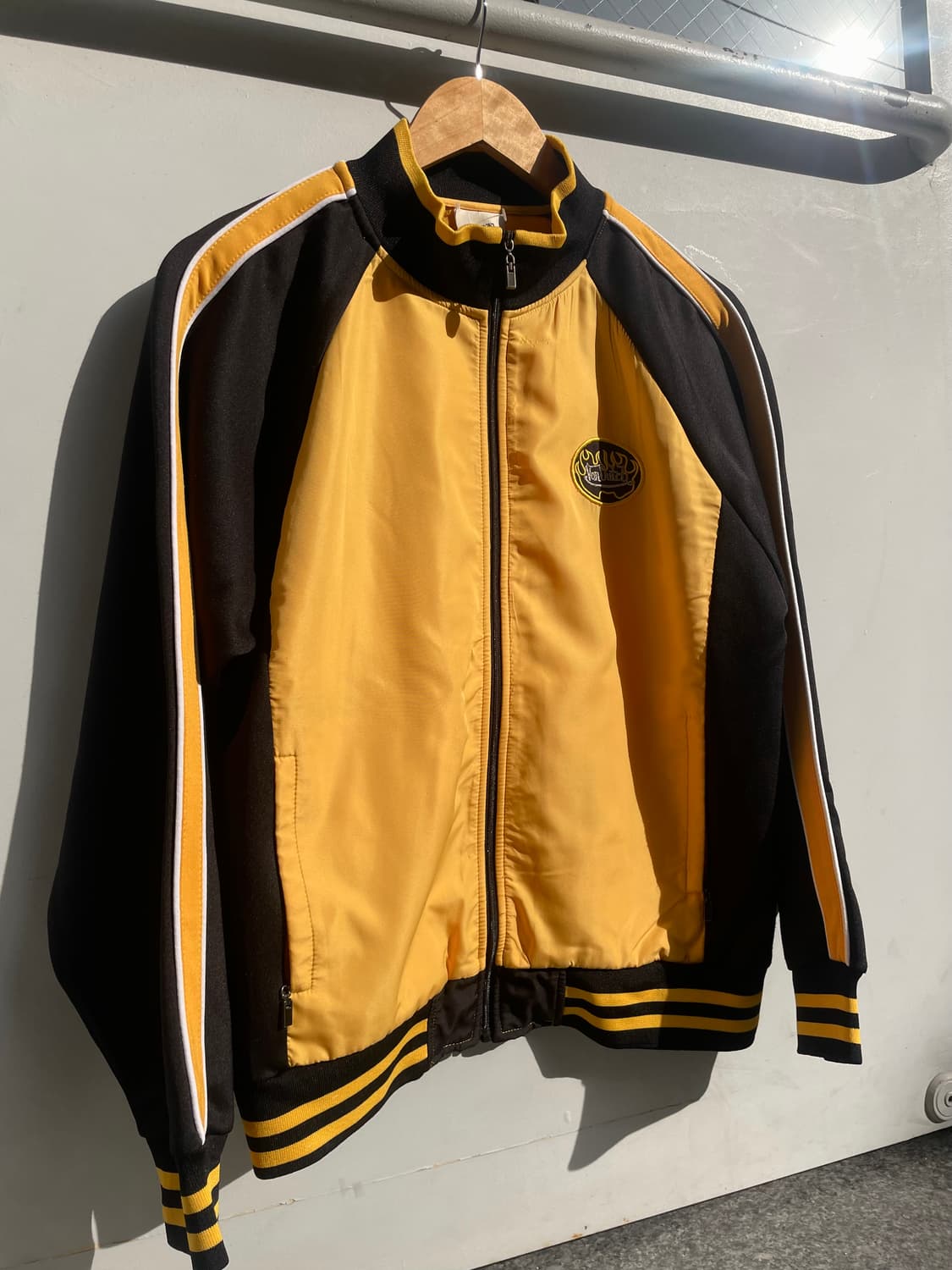 Vintage Von Dutch Flame Logo Track Jacke 상품이미지2