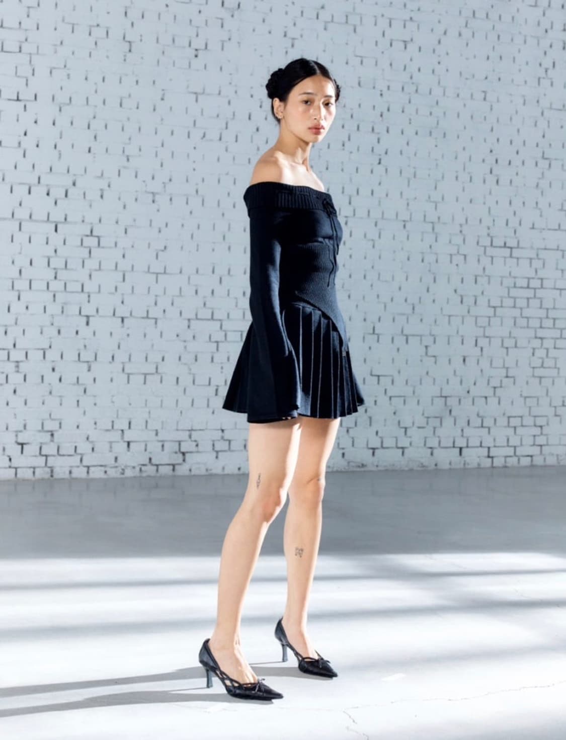 글로니 VERA SWING LONG SLEEVE(BLACK) 상품이미지3