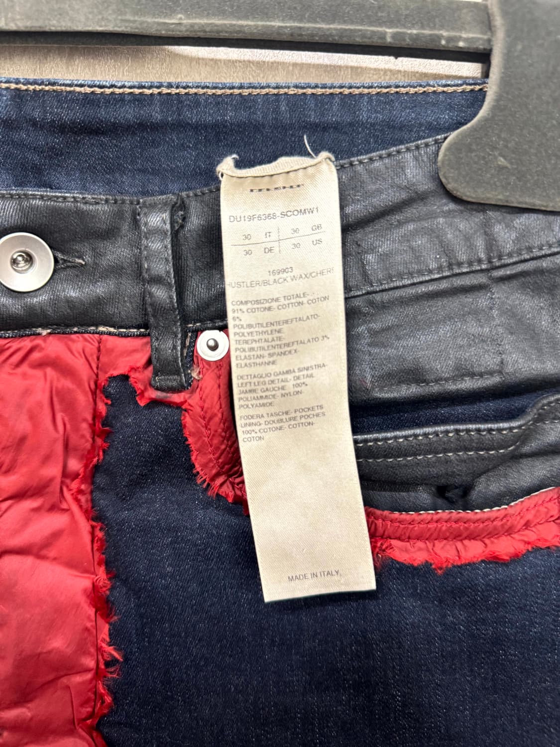 30 / 릭오웬스 토렌스컷 데님 팬츠 상품이미지4