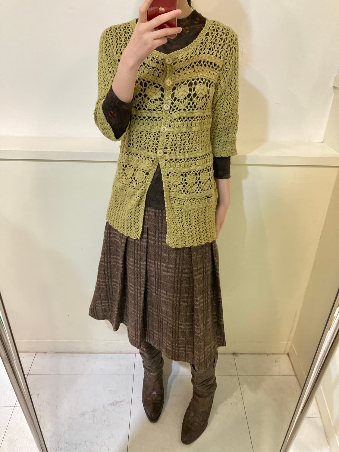 페어리 마챠 뜨개 가디건 상품이미지9