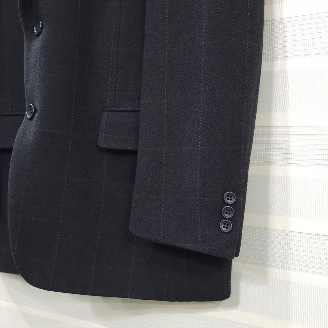 JAPAN 빈티지 앙고라울 2버튼 블레이져 자켓- 95-100정도 상품이미지3