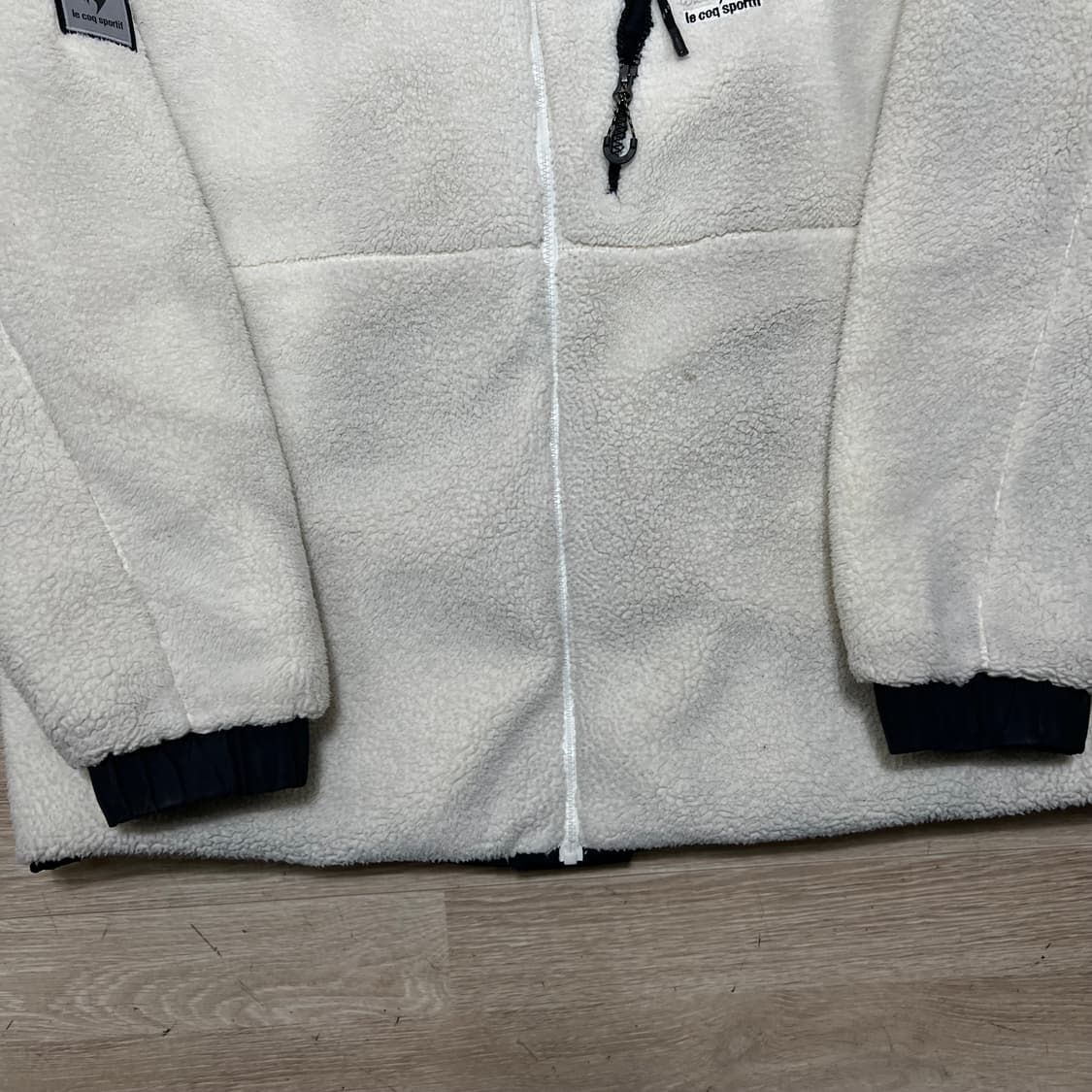 르꼬끄 리버시블 뽀글이 후리스 바람막이 후드자켓 [블랙] XL/105 상품이미지7