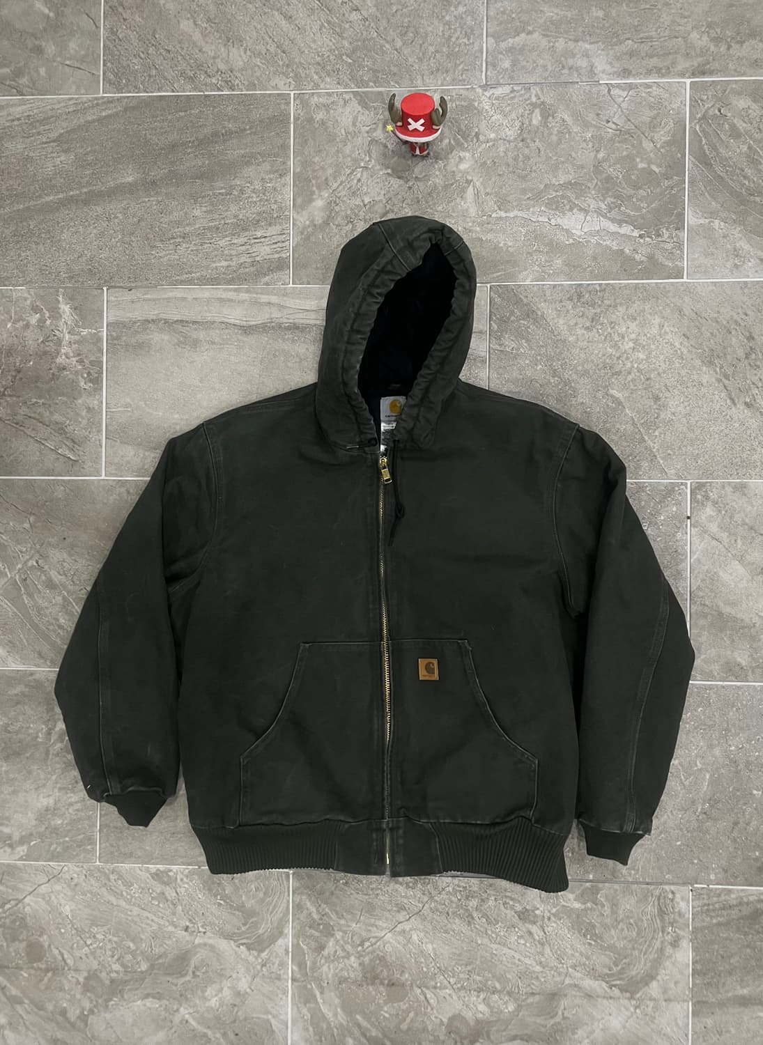 (XL) 칼하트 후드 덕 액티브 자켓 J130 MOS 모스그린 상품이미지1