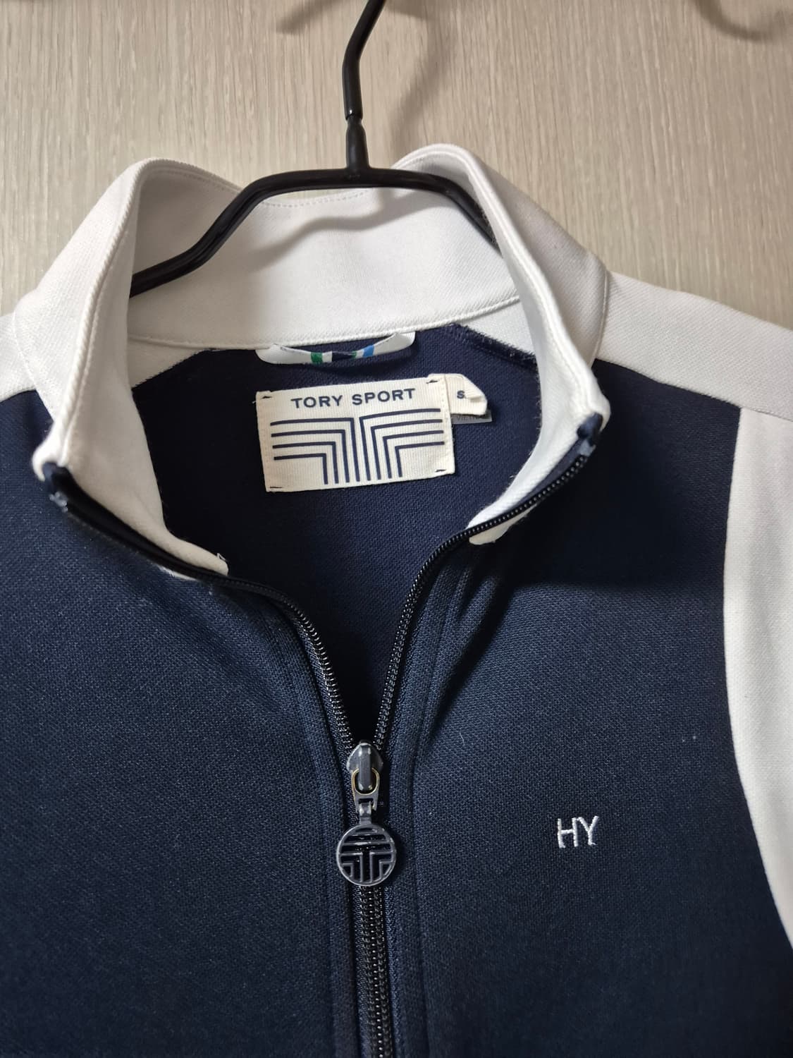 (정품) 토리 스포츠 네이비 화이트 트랙 자켓 S 토리버치 상품이미지3