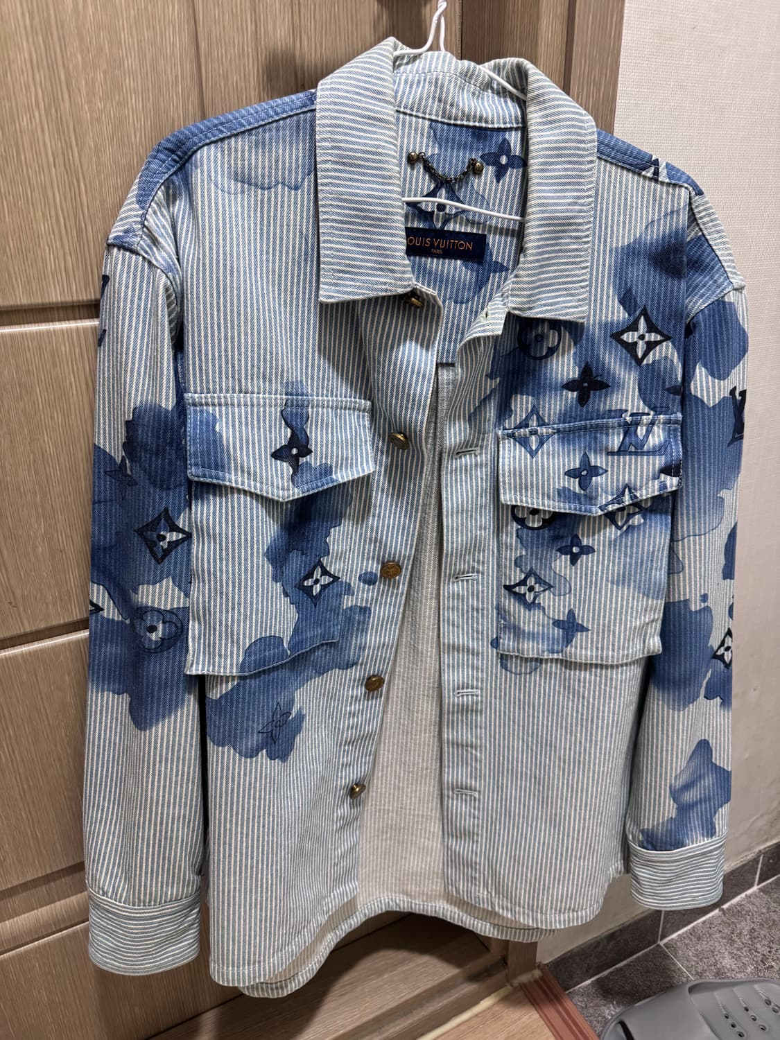 루이비통 워터컬러 데님셔츠 상품이미지1