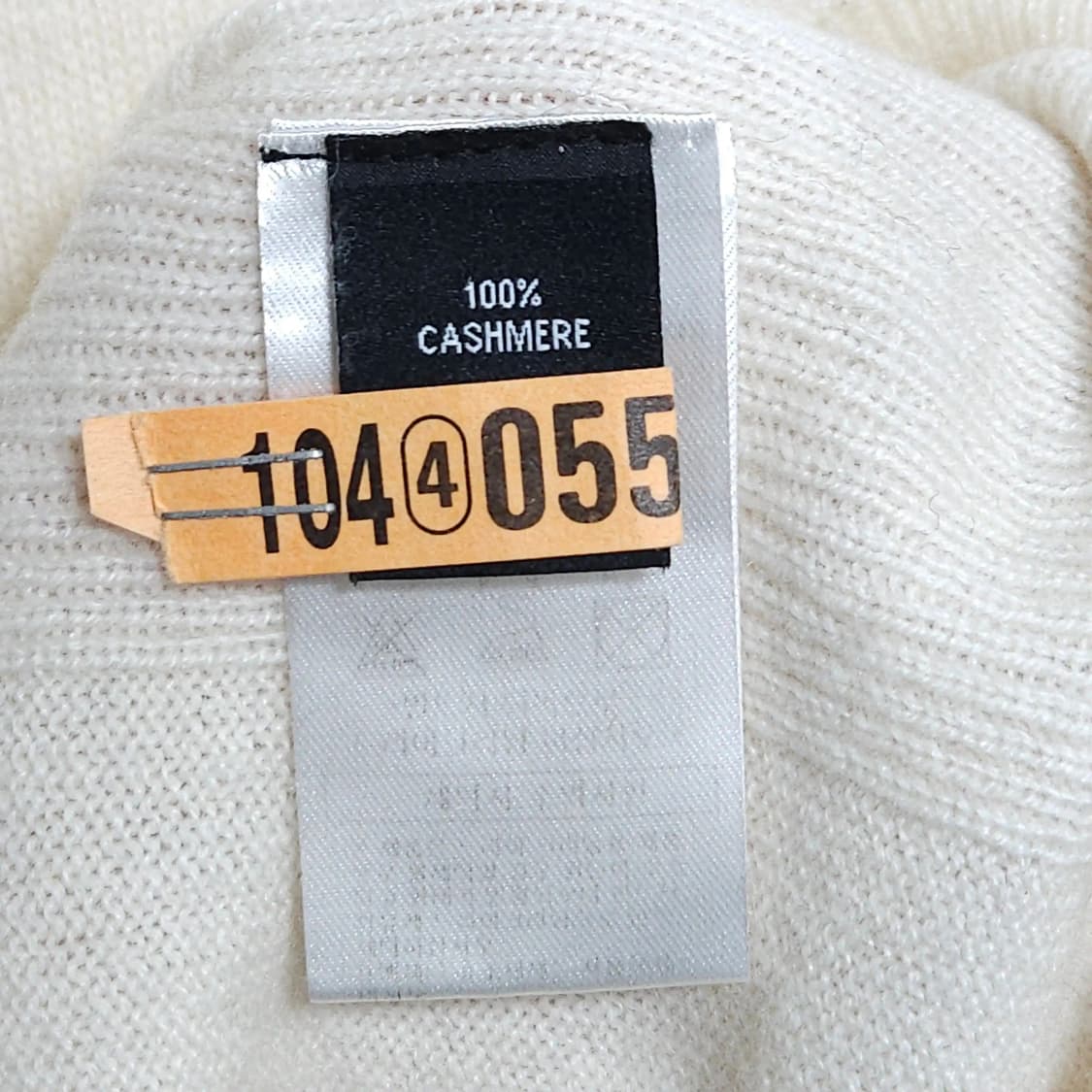 여성66)GOBI 고비 캐시미어100% 니트 아이보리 상품이미지4