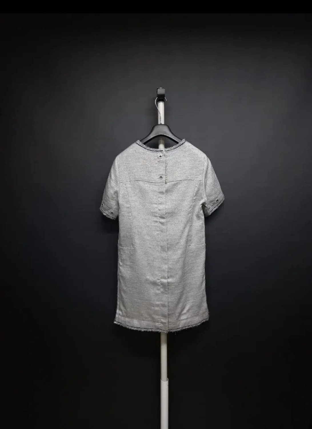 SJSJ 춘하 일자 박시핏 미디 원피스 44 상품이미지2