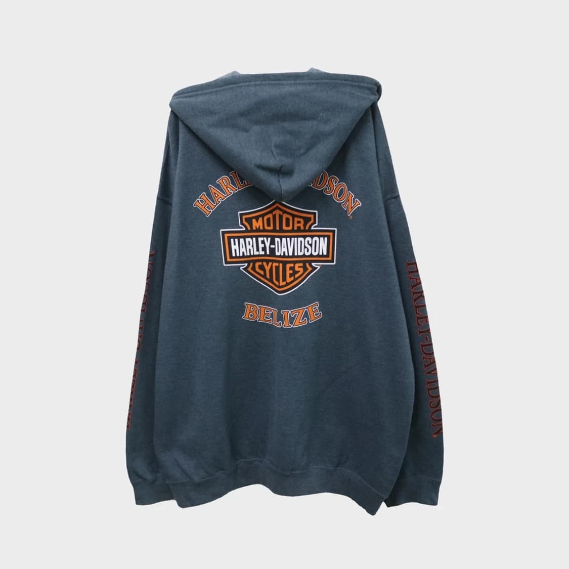 할리데이비슨 백 로고 후드 집업 61845 상품이미지1