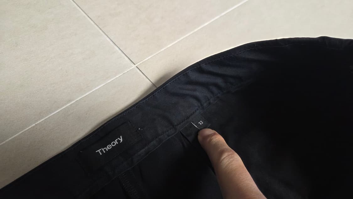 띠어리 세미 테크 슬랙스 팬츠  상품이미지4