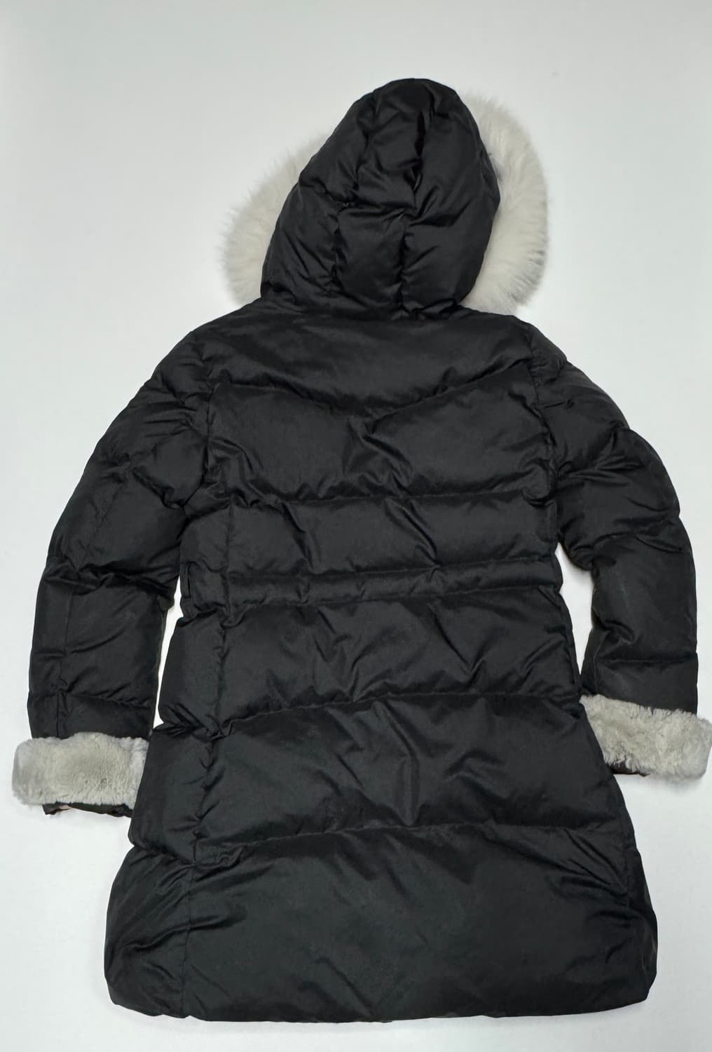 여성 닥스 22년도 구스다운 폭스퍼 후드 롱 패딩 165 상품이미지2