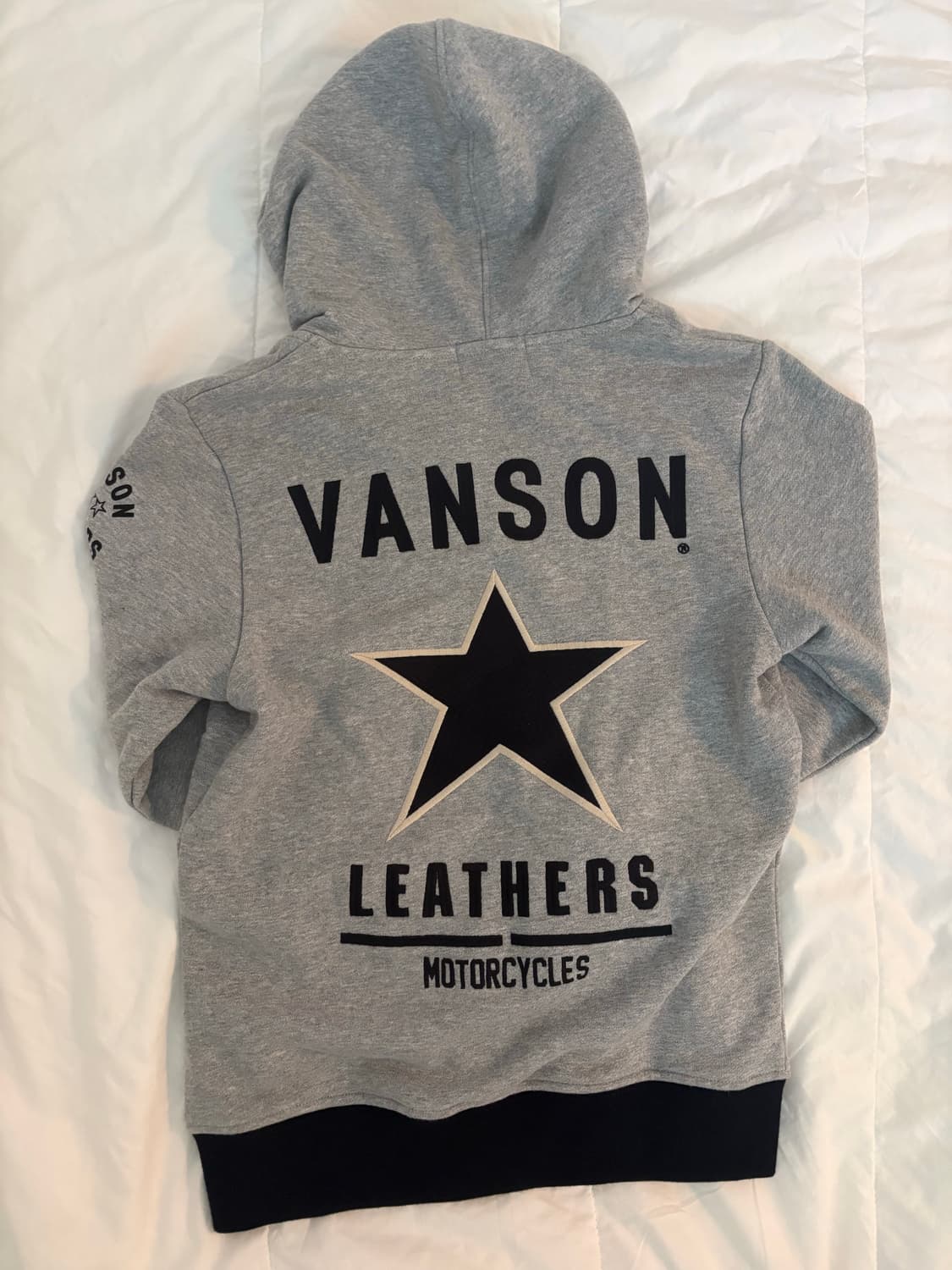 Vanson 후드집업 (착용샷) 상품이미지2