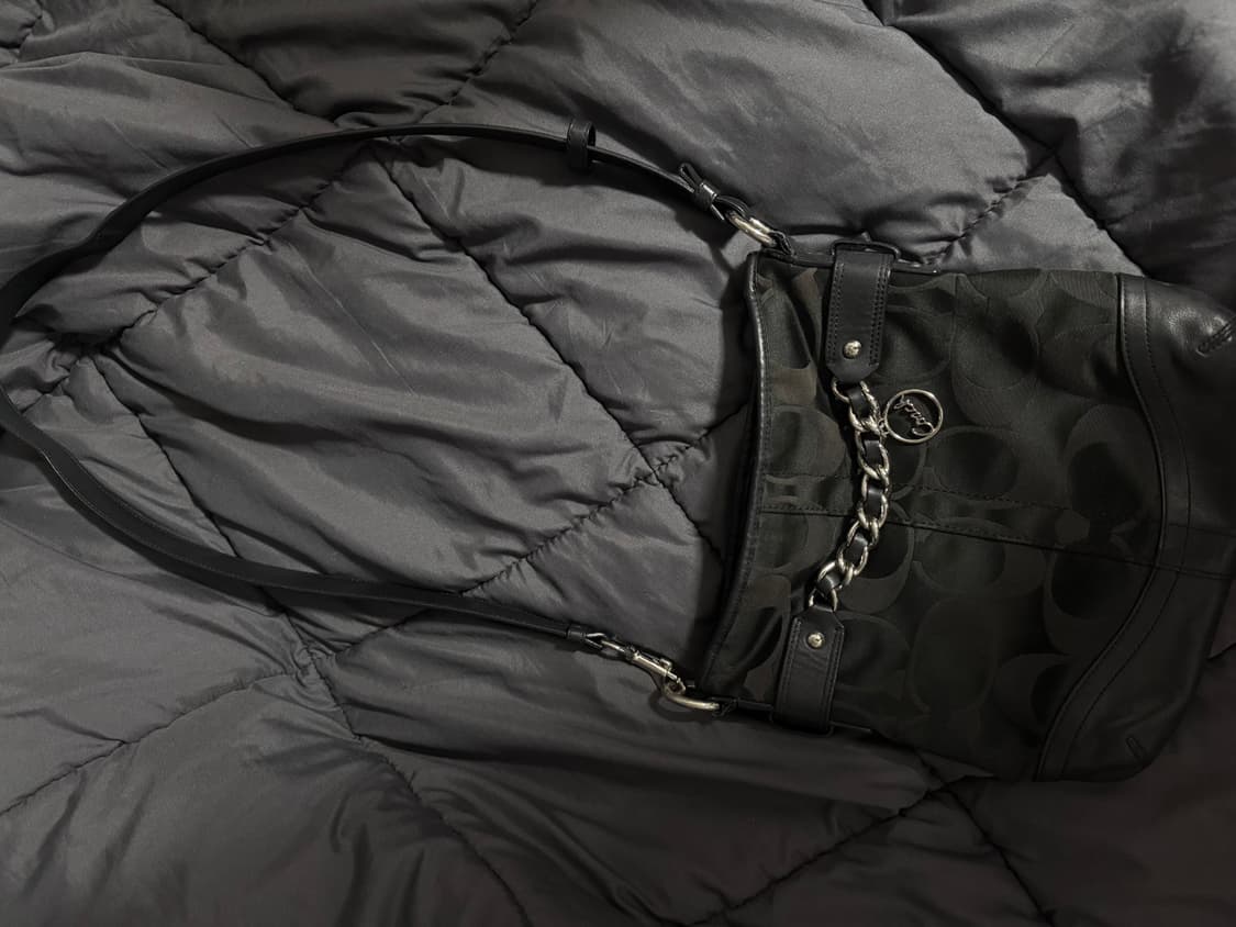 코치 2way백 숄더백 크로스백 바게트백 빈티지 시그니처로고 상품이미지3