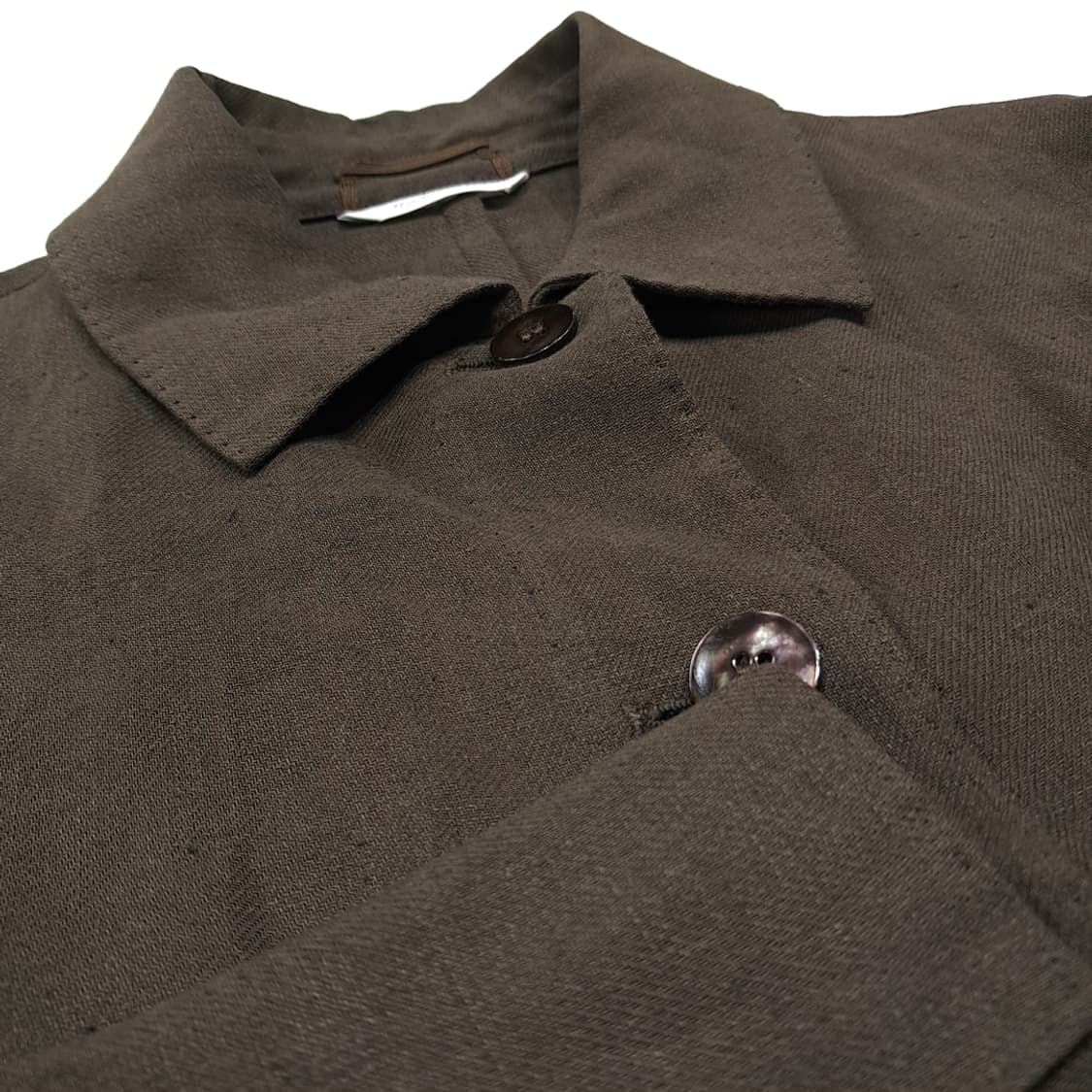 CL323 L 막스마라 90s 이태리판 린넨 셔츠자켓 상품이미지8