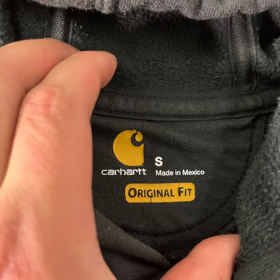 100 칼하트 챠콜 후드티 상품이미지3