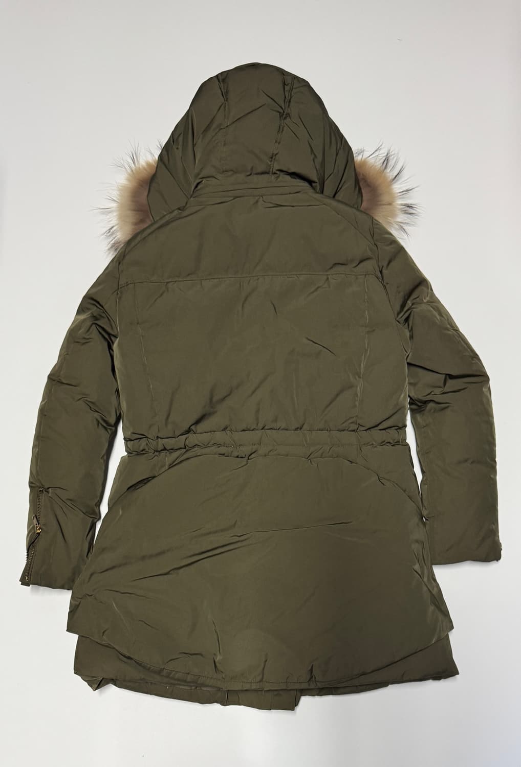 여성 한섬 sjsj 너구리 후드 퍼 패딩 점퍼 상품이미지2