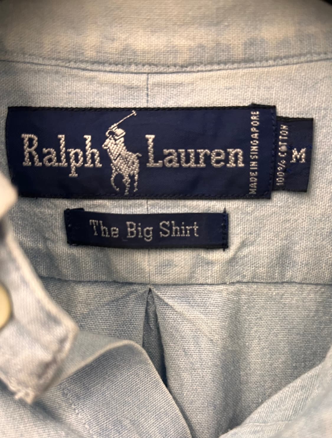 랄프로렌 The Big Shirt 데님 셔츠 M 상품이미지6
