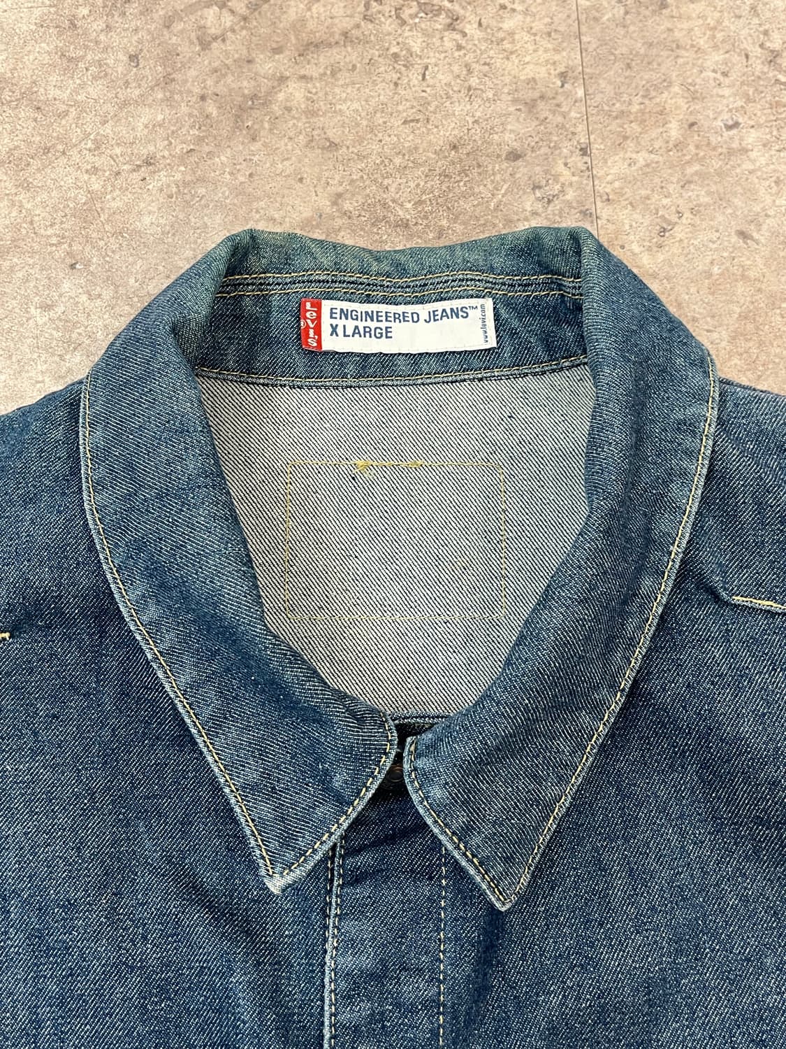 리바이스 엔지니어드진 데님 자켓 XL #csz1791 상품이미지3