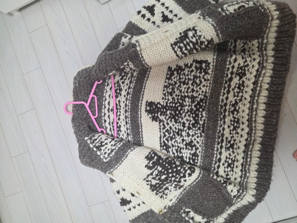 카나타 코위찬 프리미엄 헤비울 스웨터 자켓 kanata cowichan 상품이미지2