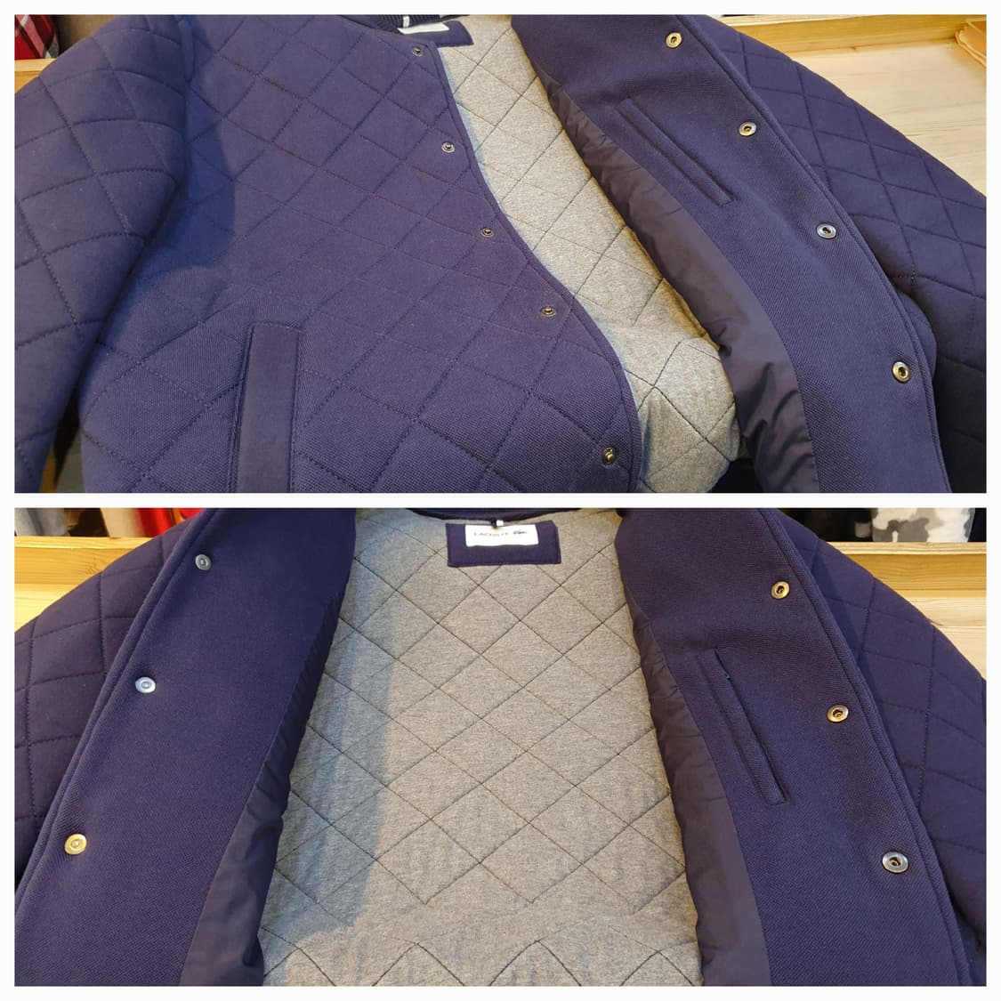 100.라코스테 퀼팅 점퍼 상품이미지6