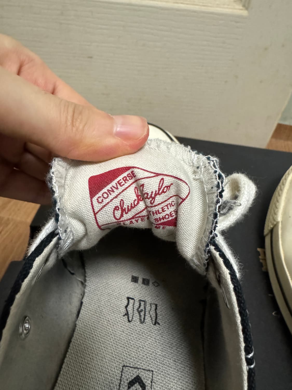 급처)컨버스 척70 로우 블랙 255 상품이미지5