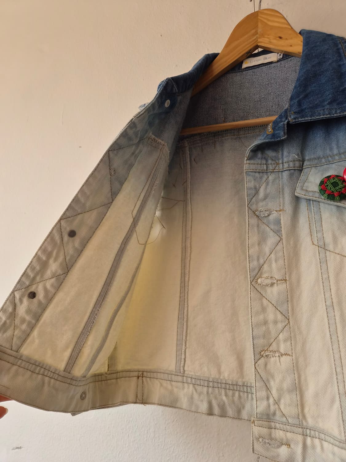 일본수입 Lunatic blue여성 데님조끼 FREE 상품이미지5