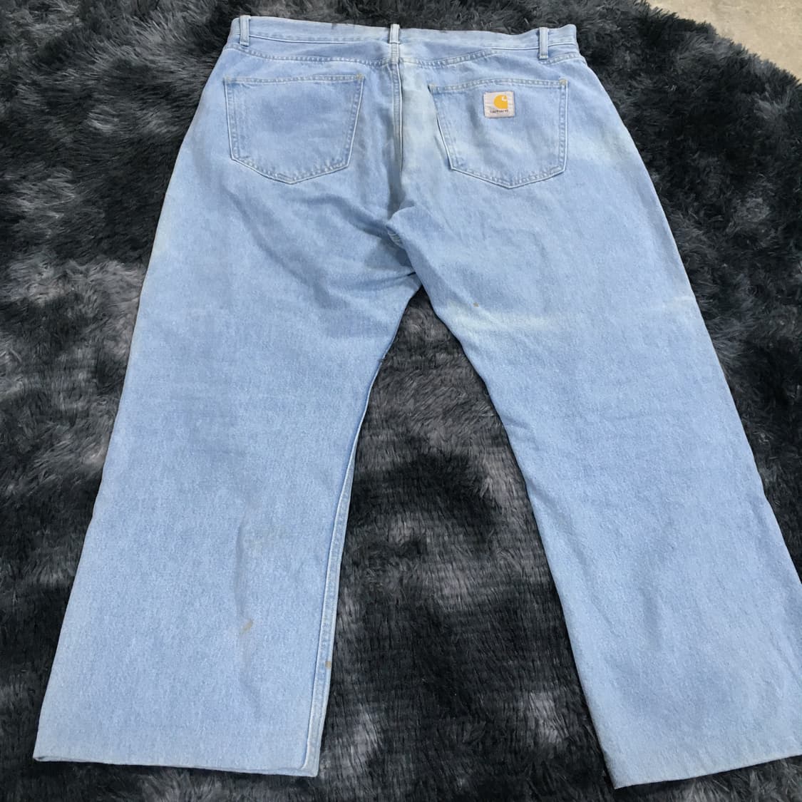 투티/A4 Carhartt 36 연청 배기팬츠 와이드 상품이미지2