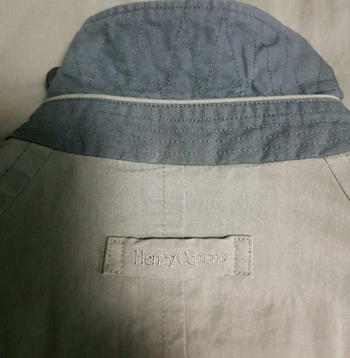 (단종매물) 헨리코튼 파일럿 코트 +내피패딩 카키 (105) 상품이미지4