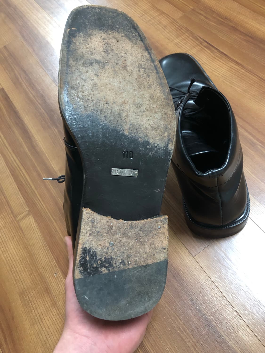 구찌 레더 하이탑 부츠 상품이미지7