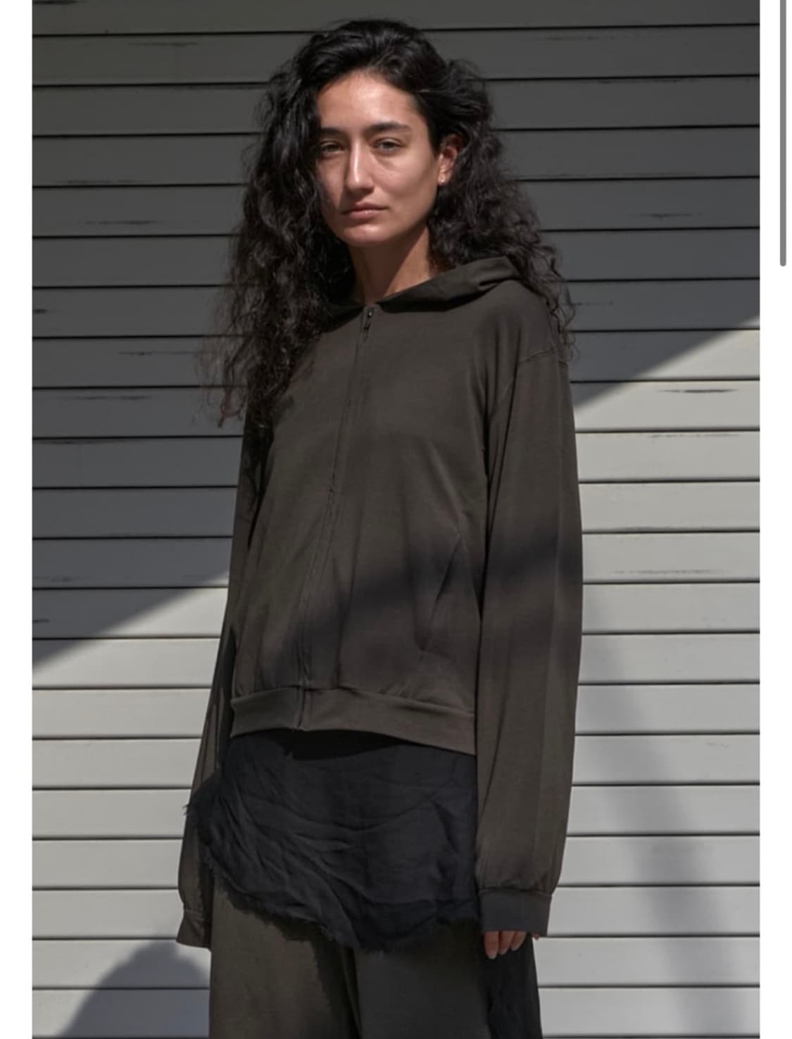 머듈 라운지 후디 size 2 올리브 색상 상품이미지1