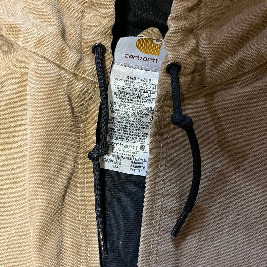 [XXL] 빈티지 칼하트 덕 액티브 자켓 J130 FRB 상품이미지3