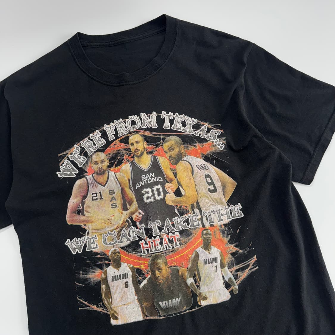 NBA 빈티지 그래픽 블랙 반팔티 상품이미지4