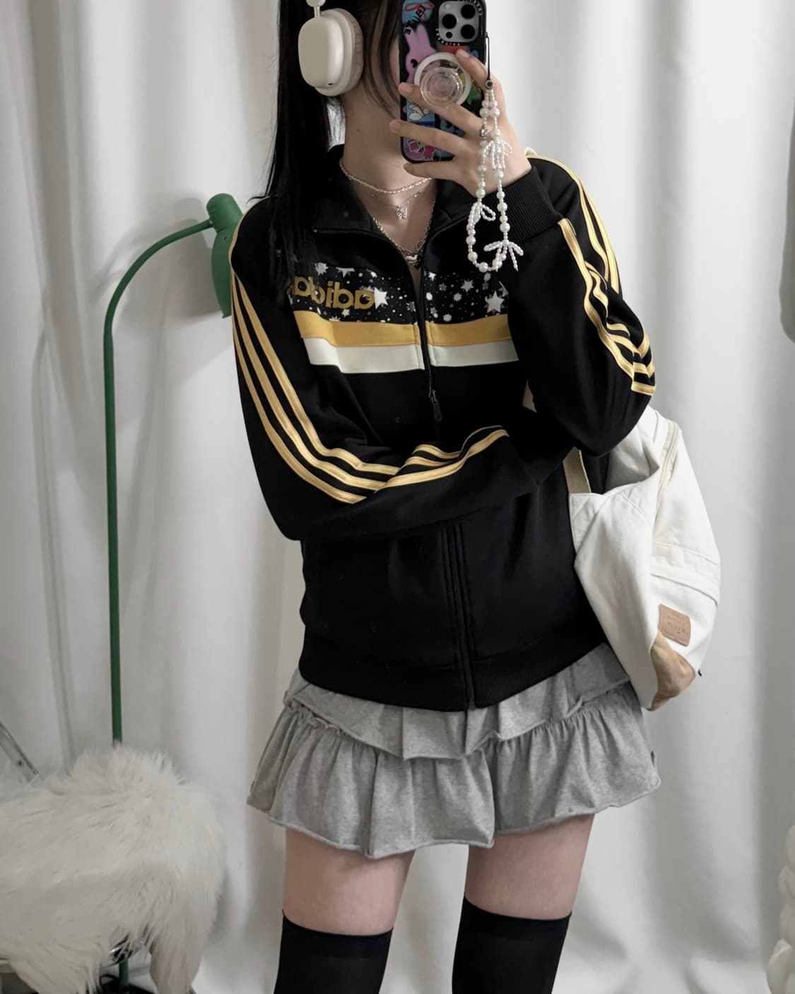 아디다스 블랙 & 옐로우 별 져지 상품이미지5