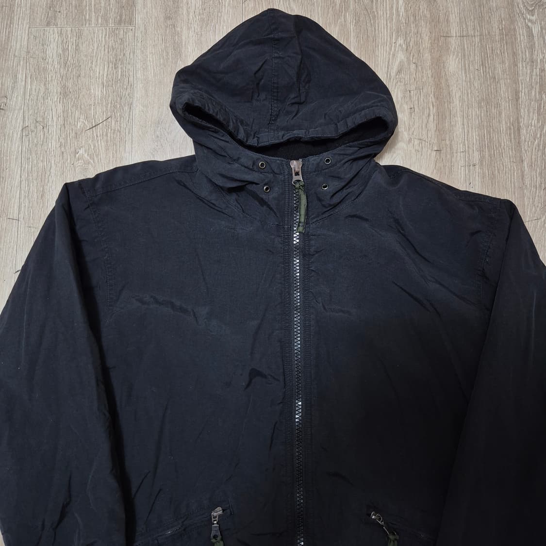 보이콧 밀리터리 이너 플리스 후드 바람막이 점퍼 M(95) 상품이미지2