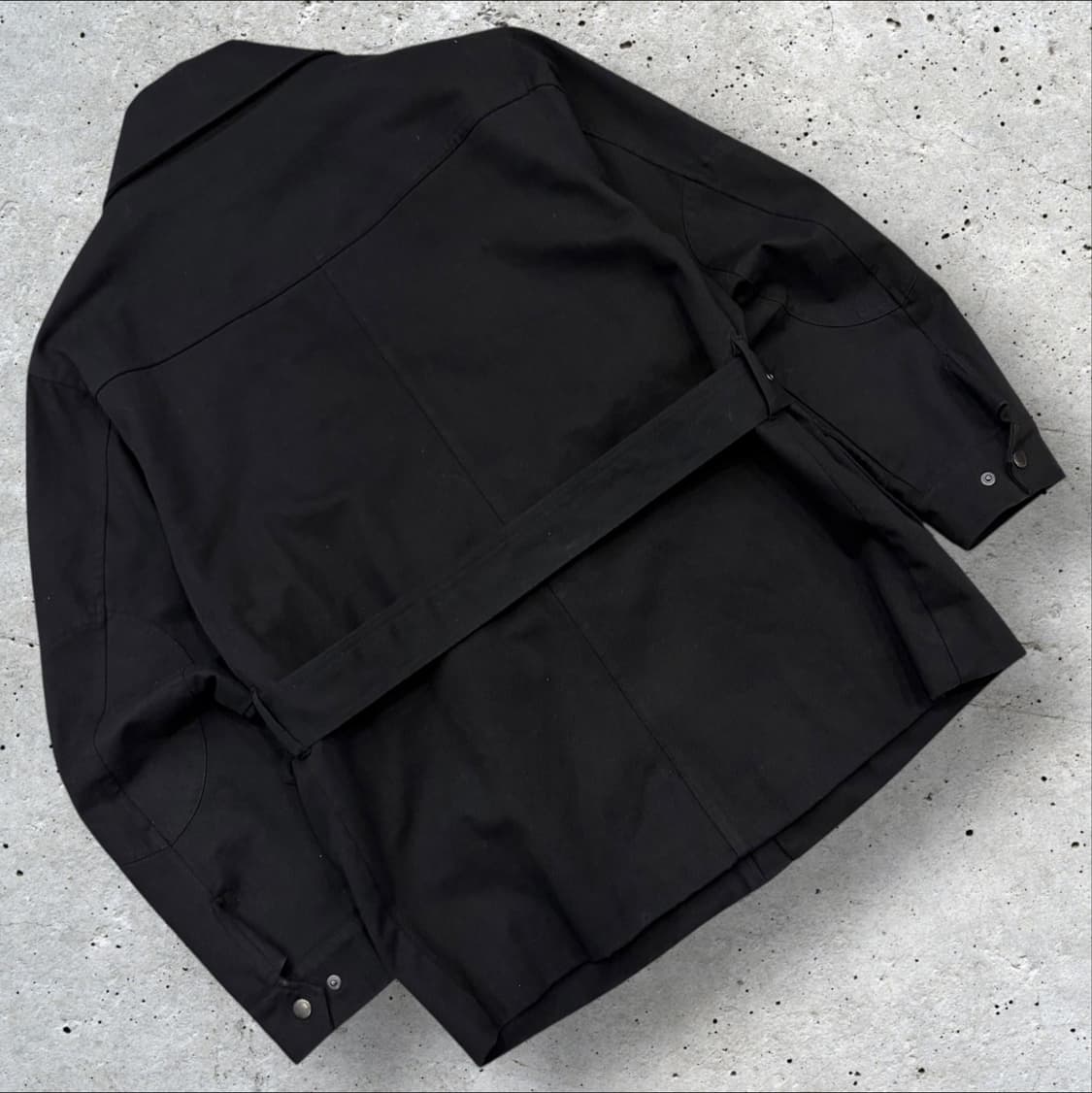 [L] 론트 사파리 블랙 벨티드 자켓 C34 상품이미지2