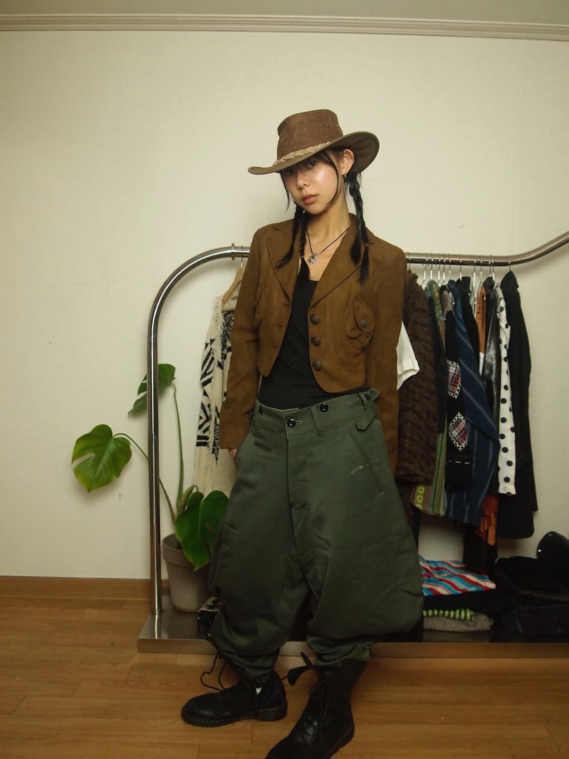 빈티지 m21 밀리터리 디테일 팬츠 상품이미지1