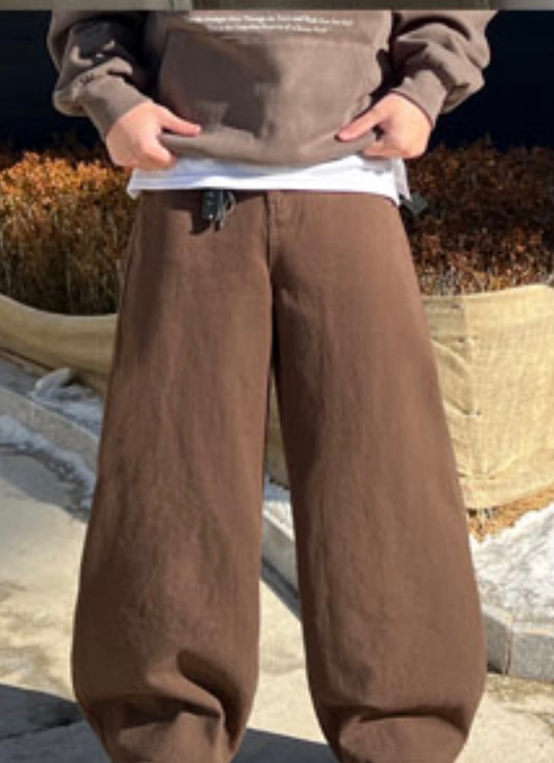 진청,흑청,코튼팬츠 XL 상품이미지3