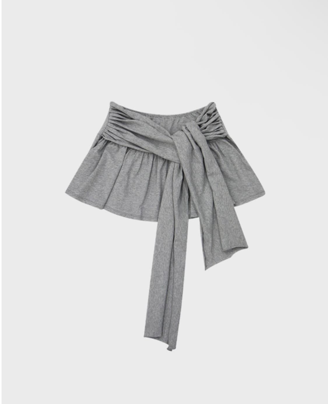 프레클 loose cutting tee,bow frill skirt 세트 상품이미지8