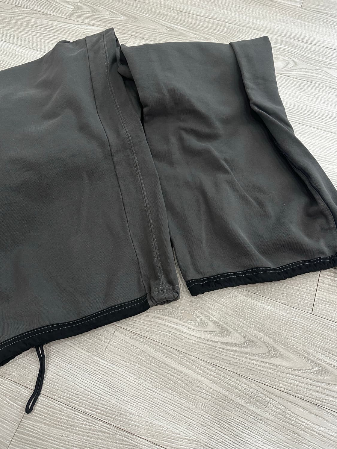 폴리테루 1011 스웻팬츠 워시드 그린 4 상품이미지3