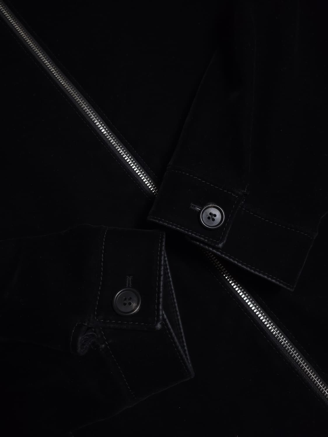 [XXL] 프라다 벨벳 블루종 자켓 블랙(SGB999) 상품이미지6